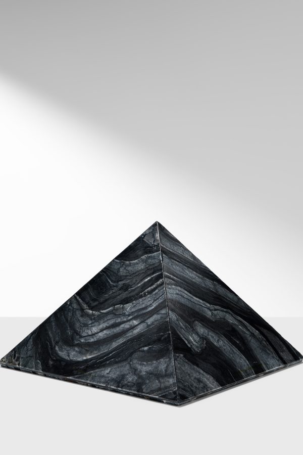 Sculpture “Silver Wave Pyramid”
