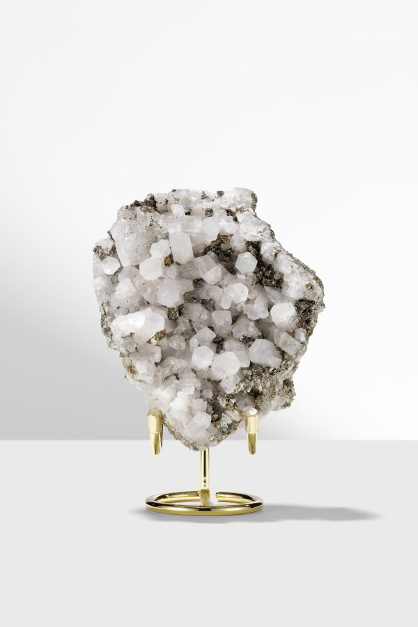 Natural Quartz & Pyrite Clusters