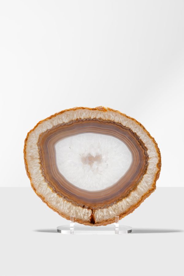 Caramel Brown Agate Slice